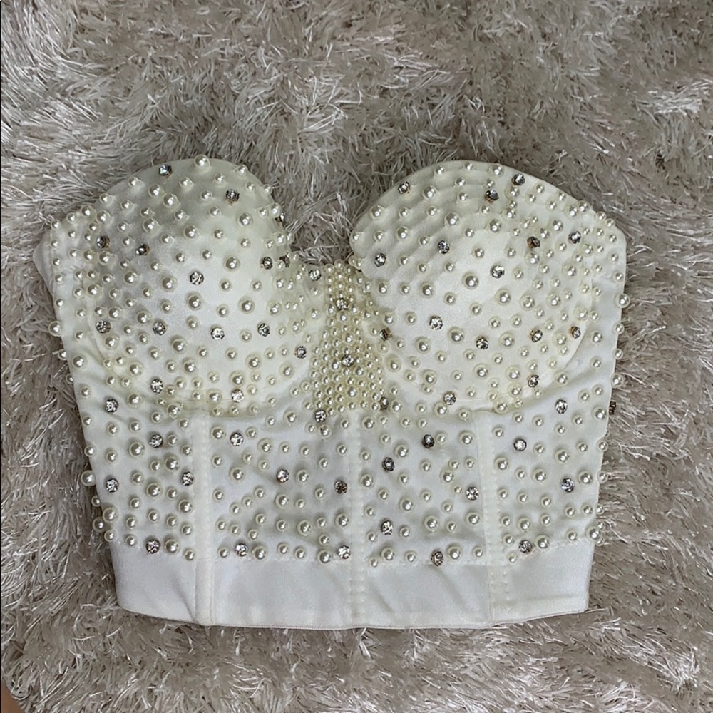 Crop top with studs